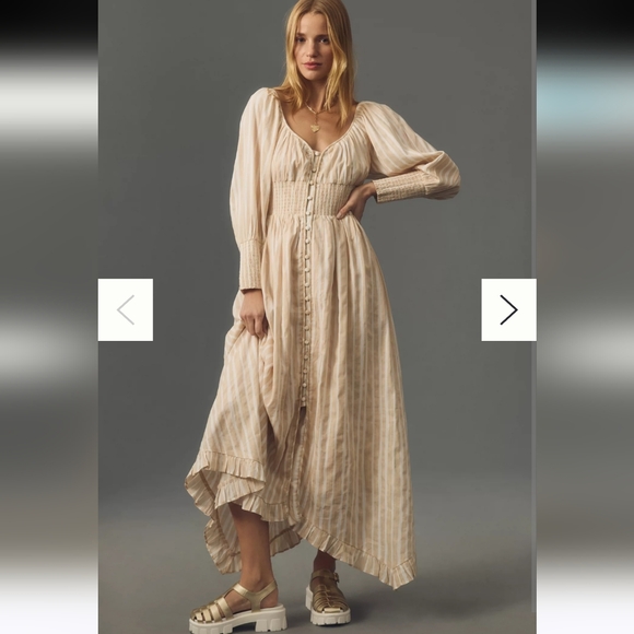 Long-Sleeve Sweetheart Prarie Dress - Picture 1 of 7